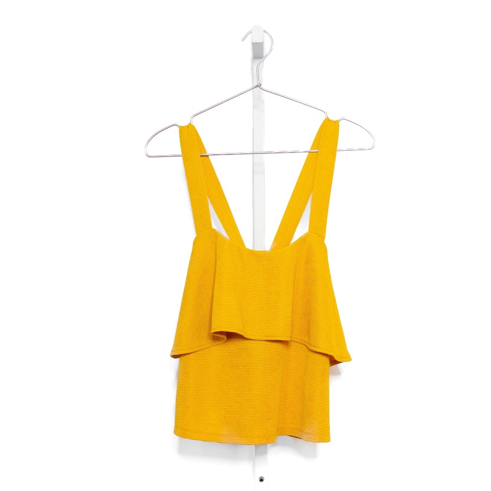 Madewell Texture & Thread Tiered Tank Top